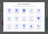 Chart type selection panel with pie chart option highlighted